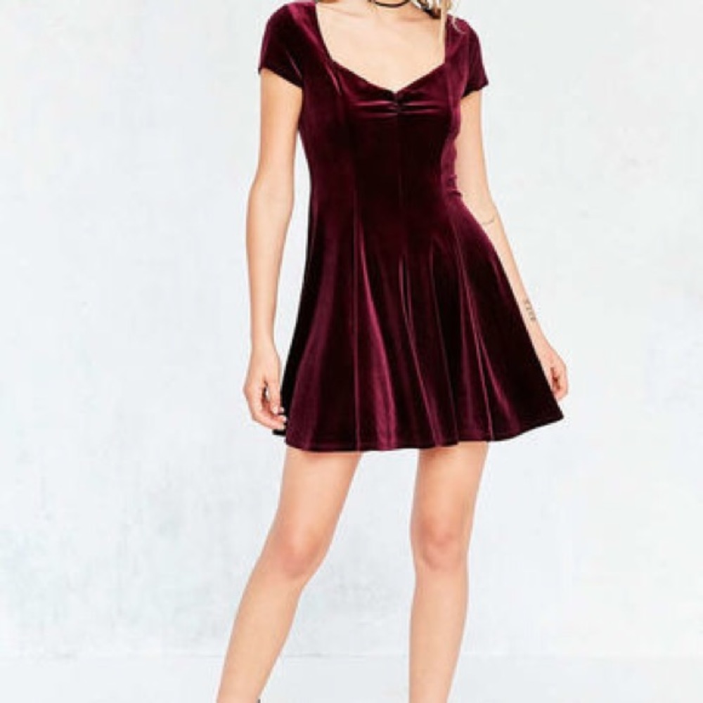 Kimichi Blue Velvet Mini Dress !!!